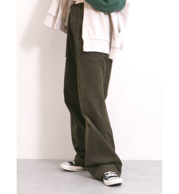 Ungrid「センタープレスカラーコーデュロイパンツ」|その他|