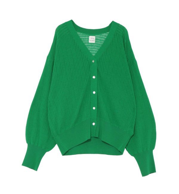 Ungrid「シアーボリュームニットカーデ」|カーディガン|
