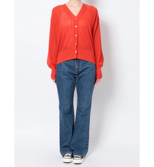 Ungrid「シアーボリュームニットカーデ」|カーディガン|