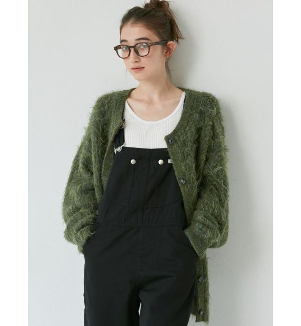 Ungrid「フェザーヤーンニットカーデ」|カーディガン|