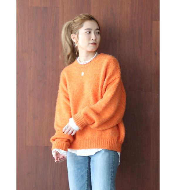 Ungrid「カラーモヘア混ルーズニット」|ニット・セーター|