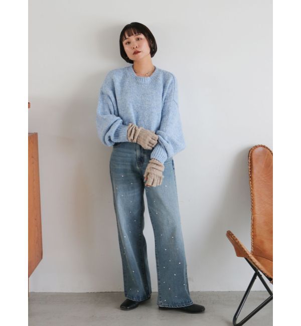 Ungrid「カラーモヘア混ルーズニット」|ニット・セーター|