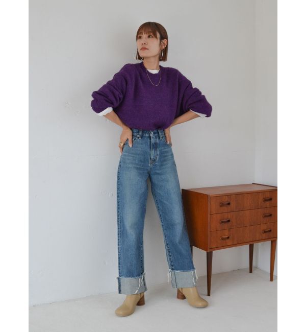 Ungrid「カラーモヘア混ルーズニット」|ニット・セーター|