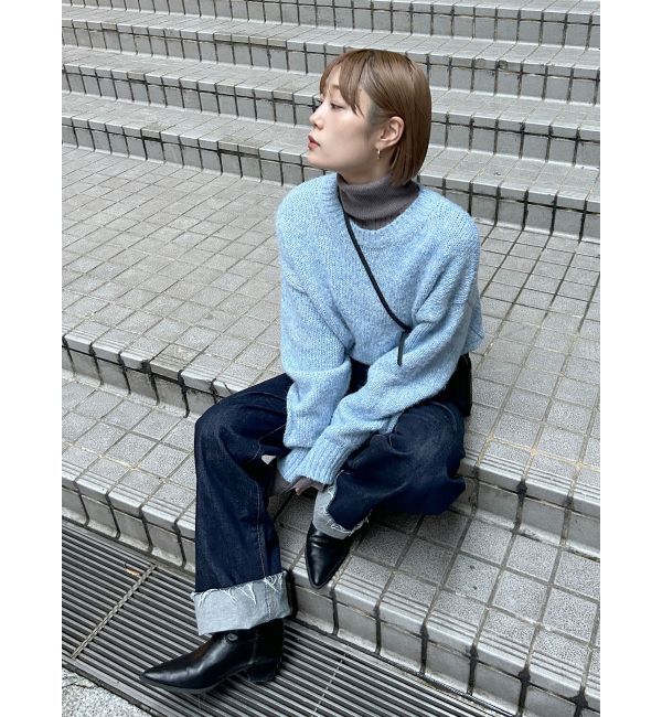Ungrid「カラーモヘア混ルーズニット」|ニット・セーター|