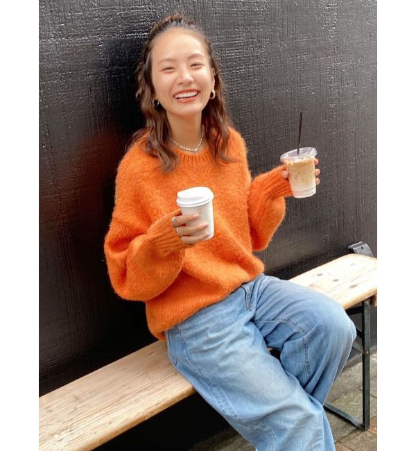 Ungrid「カラーモヘア混ルーズニット」|ニット・セーター|