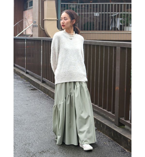 Ungrid「カラーモヘア混ルーズニット」|ニット・セーター|