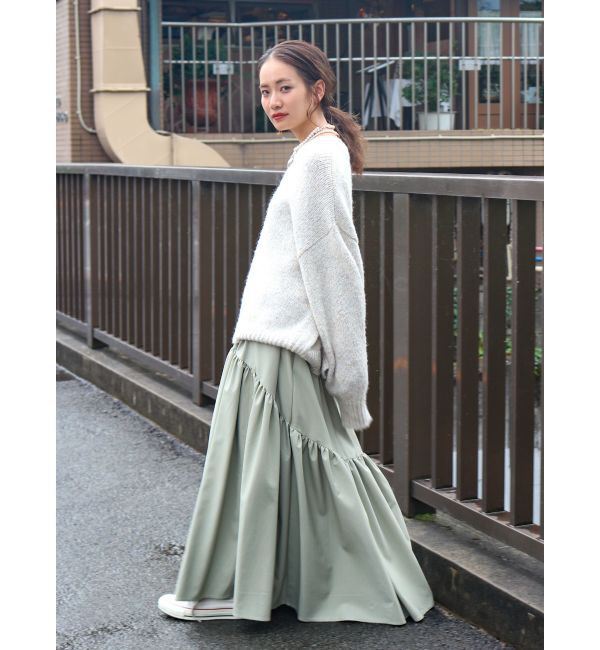 Ungrid「カラーモヘア混ルーズニット」|ニット・セーター|