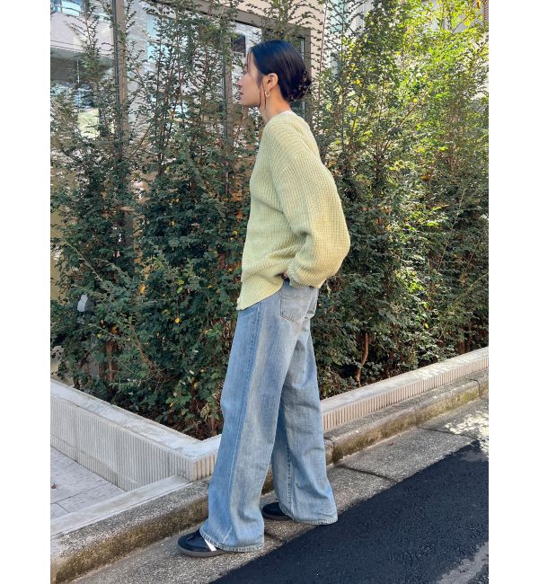 Ungrid「ミックスヤーンルーズニットカーデ」|カーディガン|
