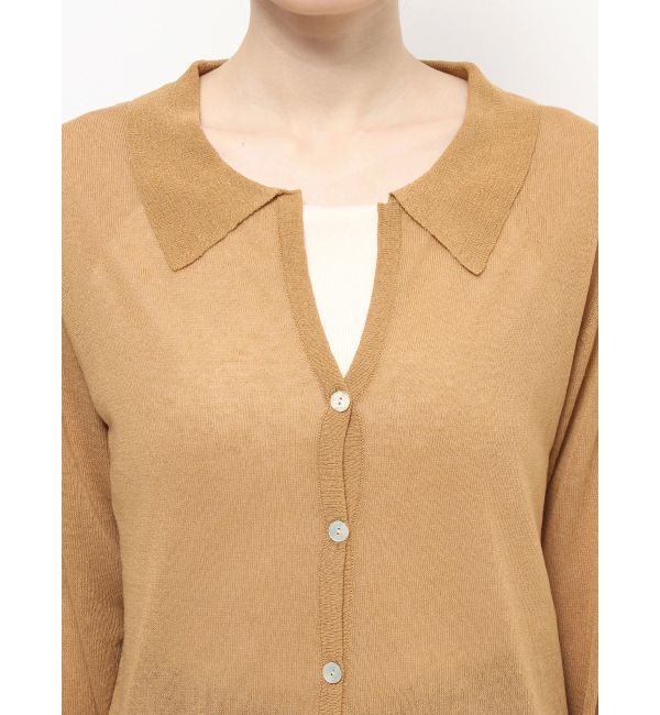 Ungrid「シアーニットフィットカーデ」|カーディガン|