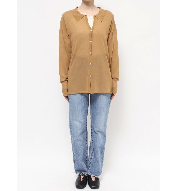 Ungrid「シアーニットフィットカーデ」|カーディガン|