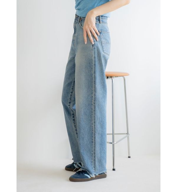 Ungrid「ハイウエストルーズテーパードデニム」|デニム|