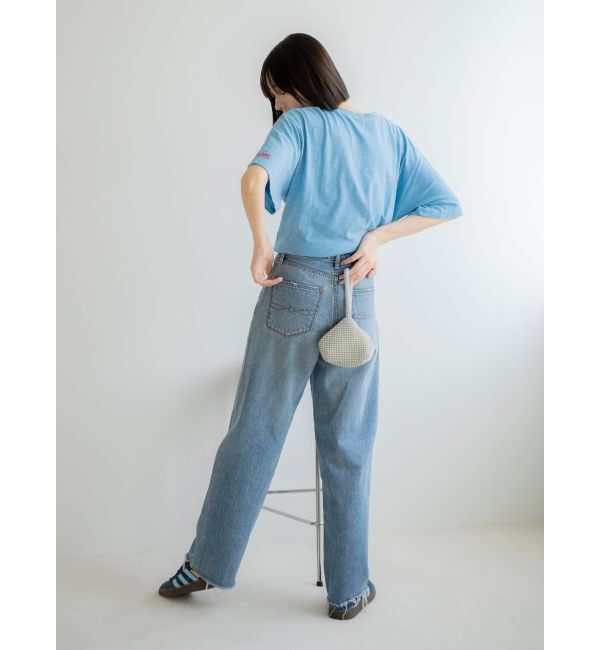 Ungrid「ハイウエストルーズテーパードデニム」|デニム|