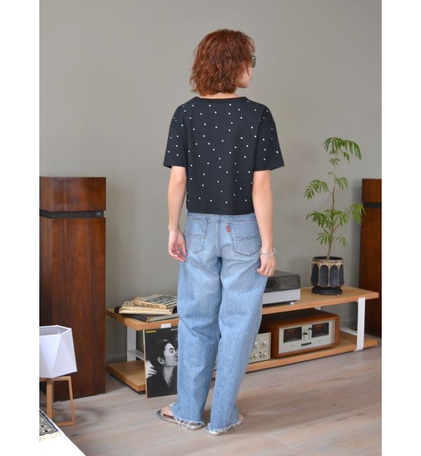 Ungrid「ハイウエストルーズテーパードデニム」|デニム|