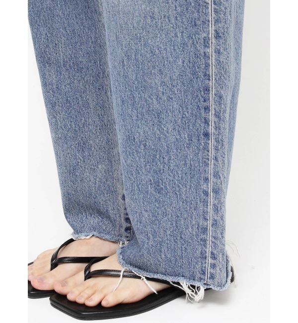 Ungrid「ハイウエストルーズテーパードデニム」|デニム|