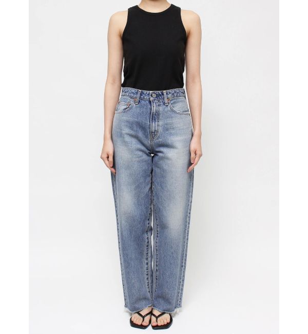 Ungrid「ハイウエストルーズテーパードデニム」|デニム|