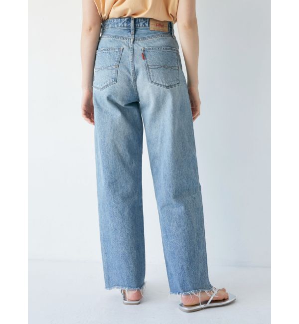 Ungrid「ハイウエストルーズテーパードデニム」|デニム|