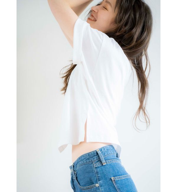 Ungrid「RUSSELL別注 ロゴTee」|Tシャツ・カットソー|