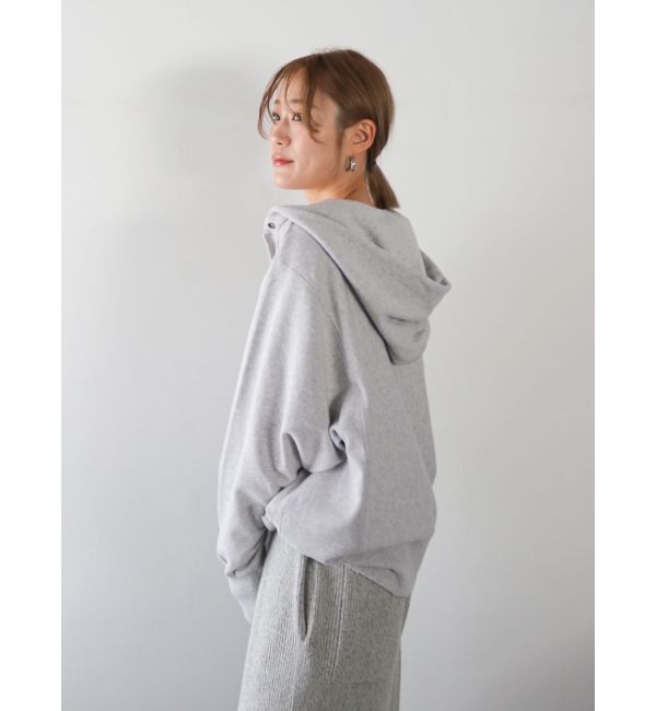 Ungrid「ダメージデザインロゴルーズパーカー」|パーカー|