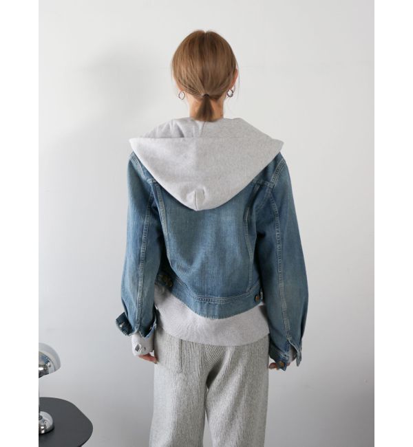 Ungrid「ダメージデザインロゴルーズパーカー」|パーカー|