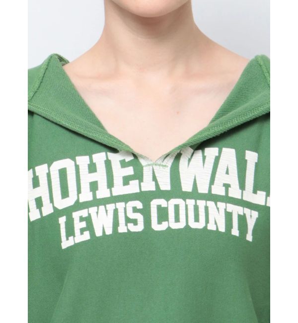 Ungrid「ダメージデザインロゴルーズパーカー」|パーカー|