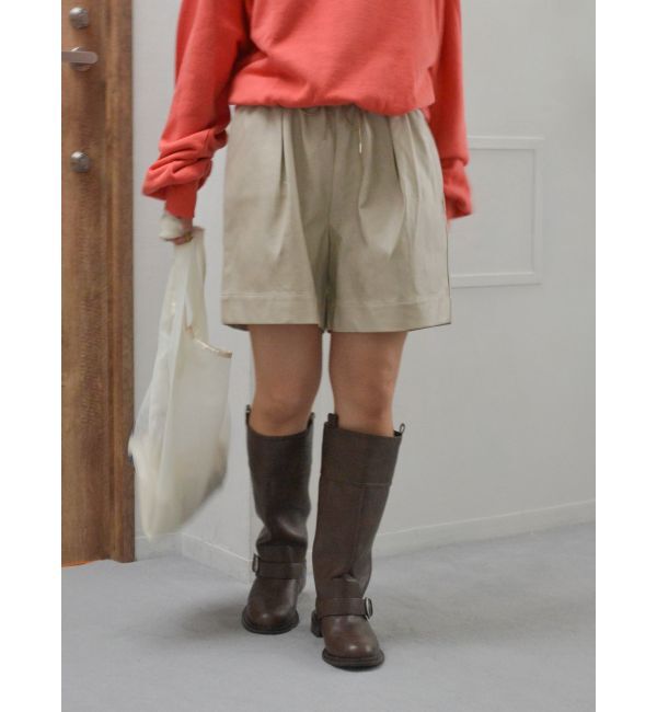 Ungrid「フェイクレザーショートパンツ」|その他|