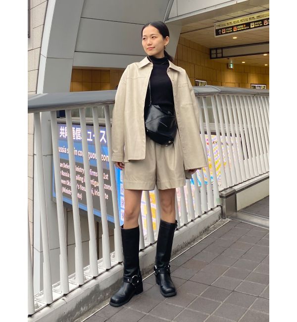 Ungrid「フェイクレザーショートパンツ」|その他|