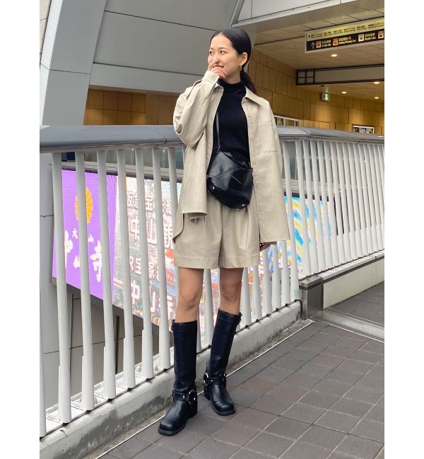 Ungrid「フェイクレザーショートパンツ」|その他|