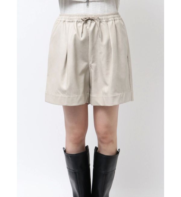 Ungrid「フェイクレザーショートパンツ」|その他|