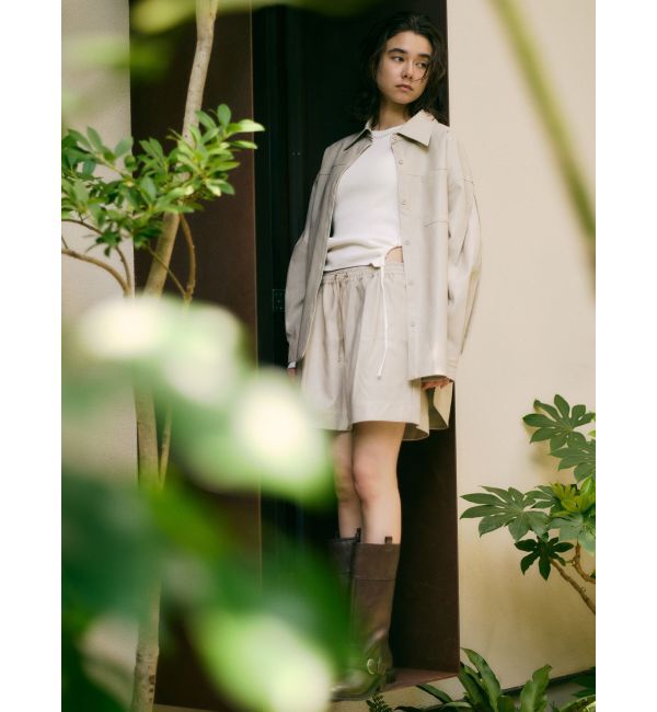 Ungrid「フェイクレザーショートパンツ」|その他|