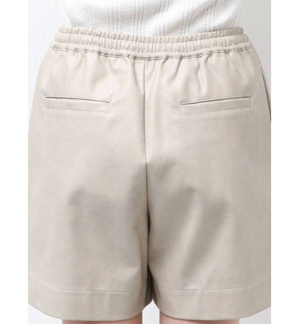 Ungrid「フェイクレザーショートパンツ」|その他|