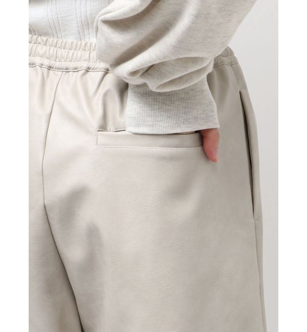 Ungrid「フェイクレザーショートパンツ」|その他|