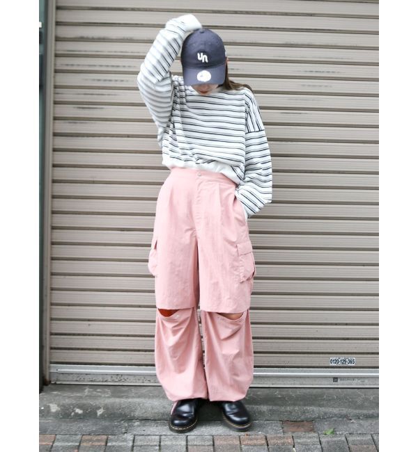 Ungrid「【WEB限定】デザインラフルーズパンツ」|その他|