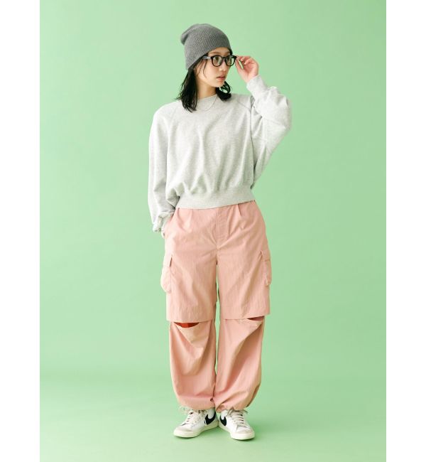 Ungrid「【WEB限定】デザインラフルーズパンツ」|その他|ピンク