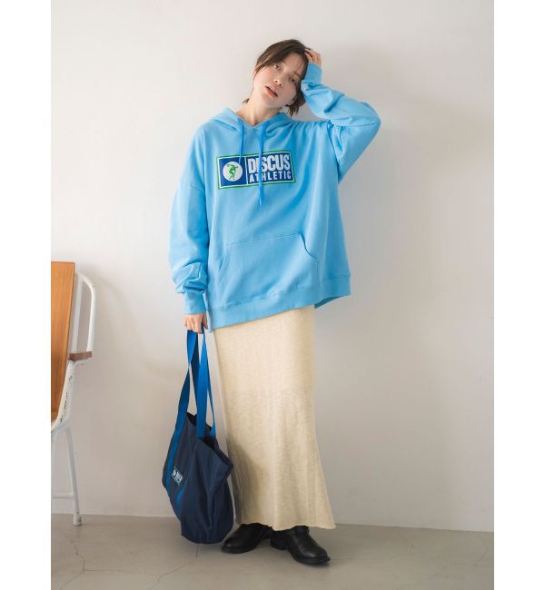 Ungrid「DISCUS別注 フードロゴパーカー」|パーカー|