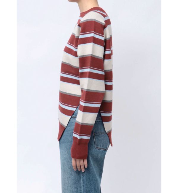 Ungrid「ボーダースリットニット」|ニット・セーター|