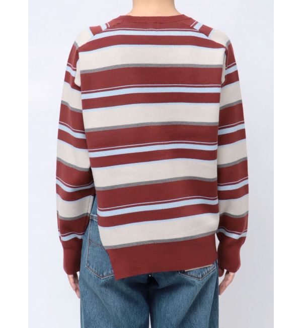 Ungrid「ボーダースリットニット」|ニット・セーター|