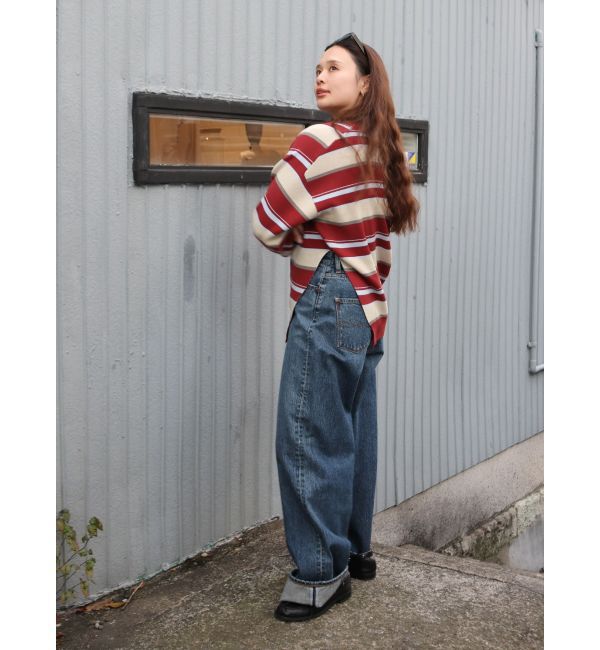 Ungrid「ボーダースリットニット」|ニット・セーター|