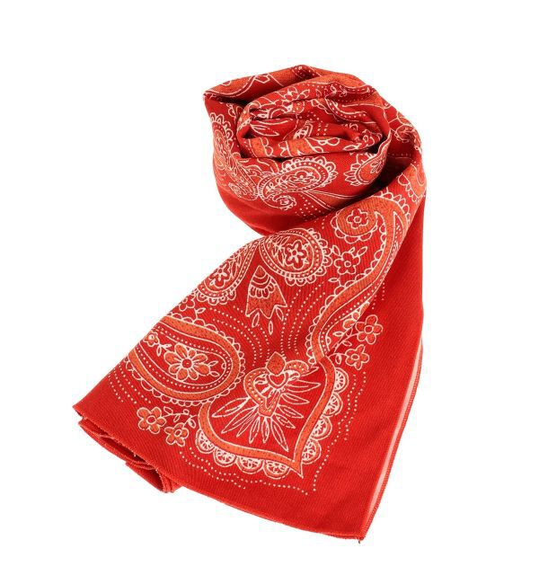 Ungrid「ペイズリー柄大判スカーフ」|バンダナ・スカーフ|