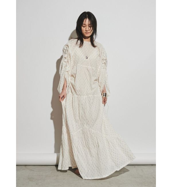 Ungrid「【Htage】ラメドビーボリュームワンピース」|ワンピース|