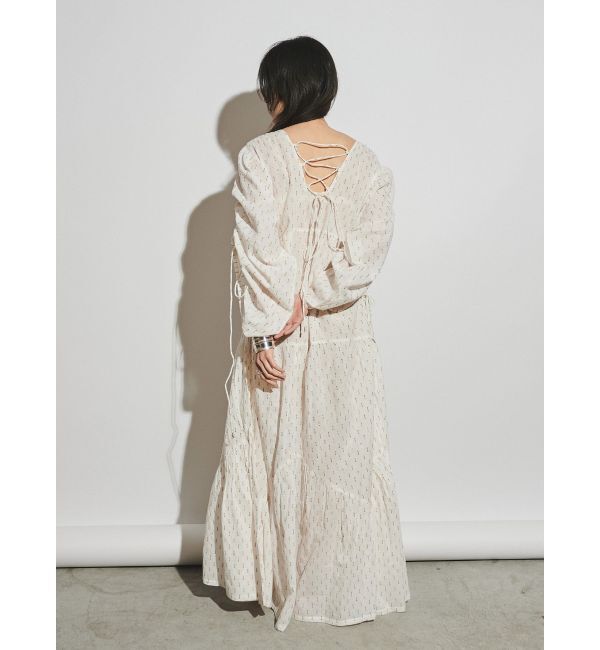 Ungrid「【Htage】ラメドビーボリュームワンピース」|ワンピース|