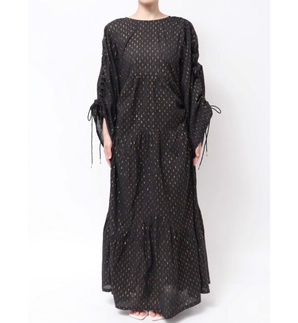 Ungrid「【Htage】ラメドビーボリュームワンピース」|ワンピース|