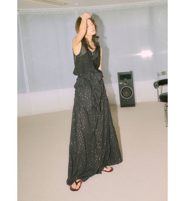 Ungrid「【Htage】ラメドビーボリュームワンピース」|ワンピース|