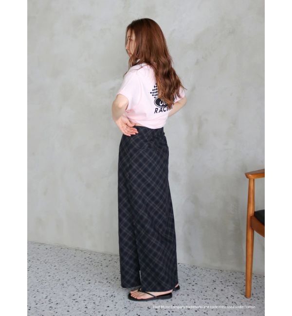 Ungrid「チェックアイラインスカート」|スカート|