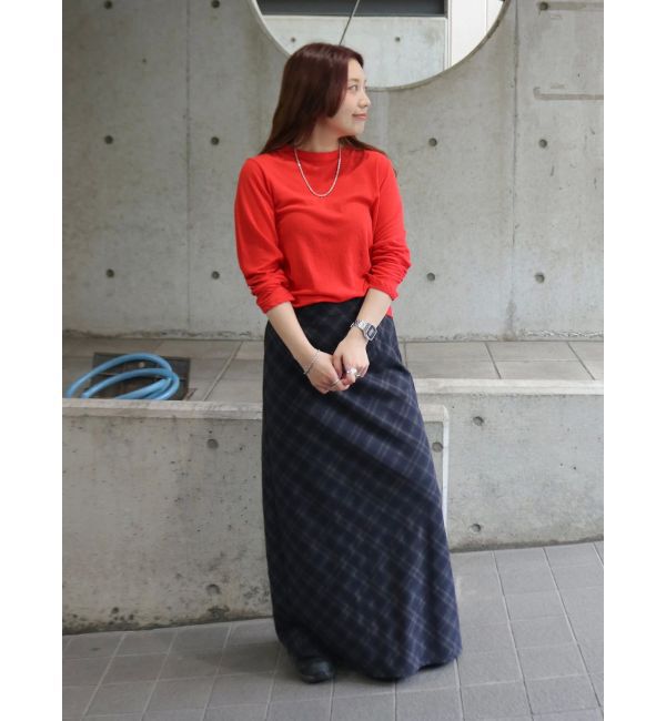 Ungrid「チェックアイラインスカート」|スカート|