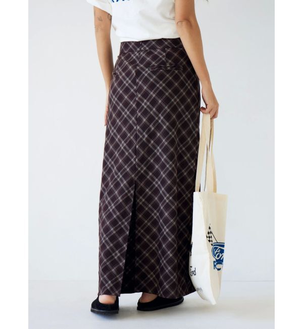 Ungrid「チェックアイラインスカート」|スカート|