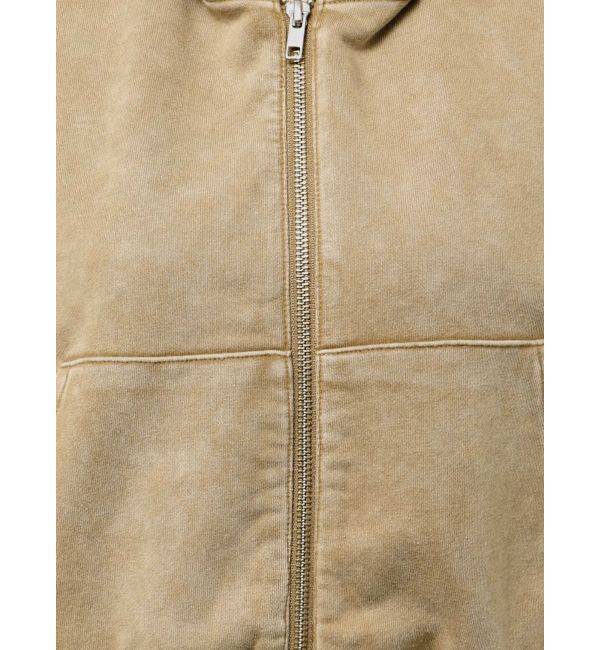 Ungrid「ヴィンテージウォッシュジップノースリパーカー」|パーカー|