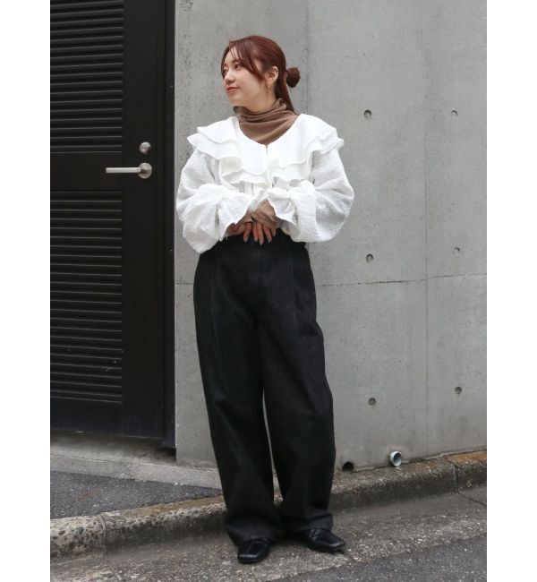 Ungrid「フリルデザインブラウス」|シャツ・ブラウス|