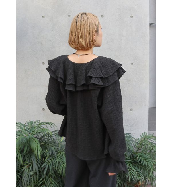 Ungrid「フリルデザインブラウス」|シャツ・ブラウス|