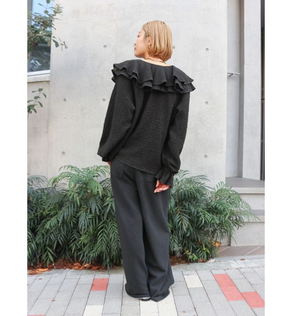 Ungrid「フリルデザインブラウス」|シャツ・ブラウス|