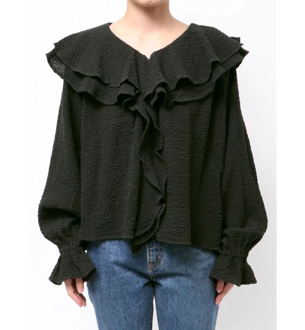 Ungrid「フリルデザインブラウス」|シャツ・ブラウス|